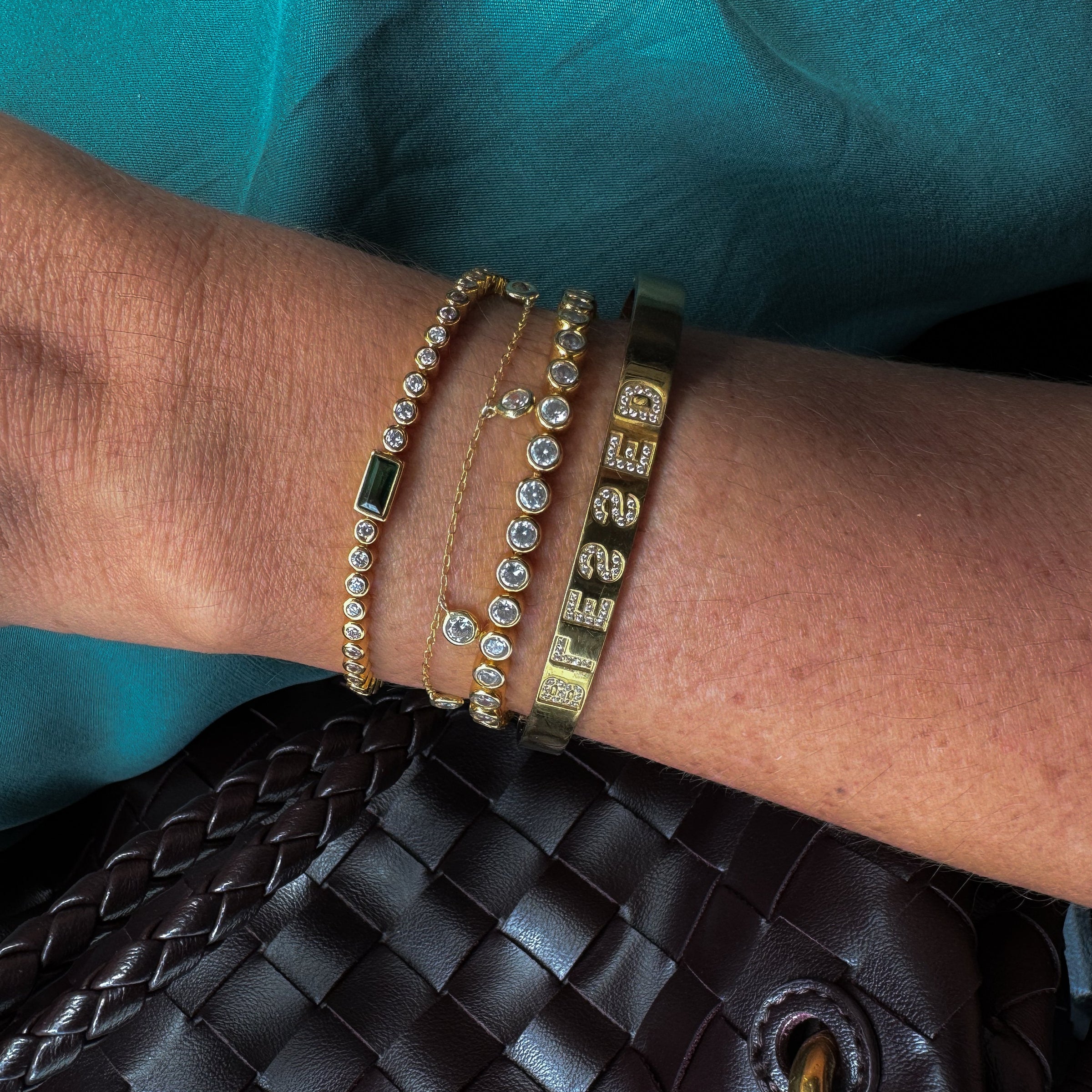 1880s Lorier Gaston elongated chain bracelet | ARV